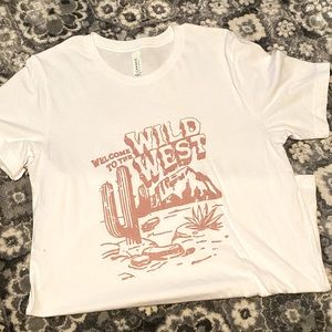 Brand New Pink Lily Basic T